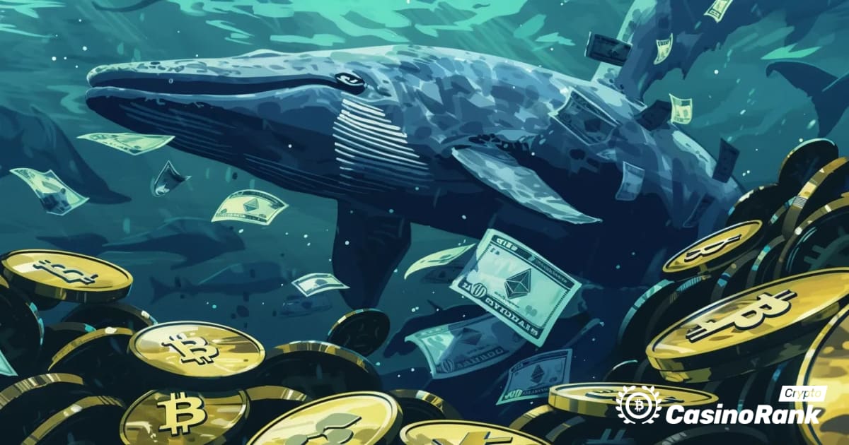 Ethereum rośnie do najwyższego poziomu od miesiąca, gdy wieloryb gromadzi ETH i pożycza miliony